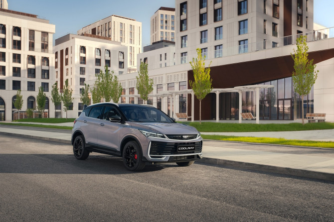 Geely Coolray — новый кроссовер доступен в России от 2 889 990 рублей